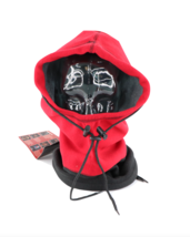 NOS Vintage 90s Streetwear Adjustable Winter Fleece Balaclava Beanie Fac... - $34.60