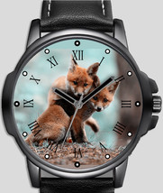 Cute Fox Cubs Unique Unisex Beautiful Wrist Watch UK FAST - £43.00 GBP