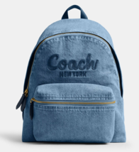 COACH Cargo Denim Backpack ~NWT~ CAT43 Indigo - $4,980.32 MXN