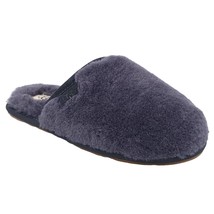 UGG Women Slip On Mule Loafers Fluffette Size US 5 Navy Blue Fur Shearling - £66.49 GBP