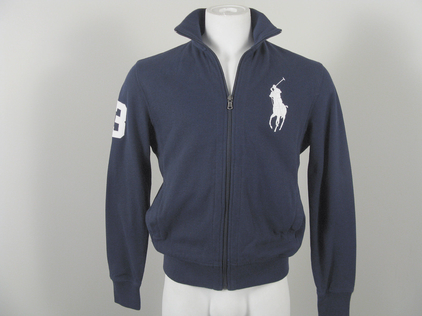 NEW Polo Ralph Lauren Big Pony Sweatshirt! Navy or Off White *Mesh Type Fabric* - $64.99