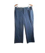 Navy Blue Dockers Size 10 S mid rise curvy Trouser cotton pants chino - $442.09 MXN