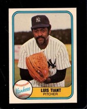 1981 Fleer #82 Luis Tiant Nmmt Yankees *X104431 - £1.53 GBP