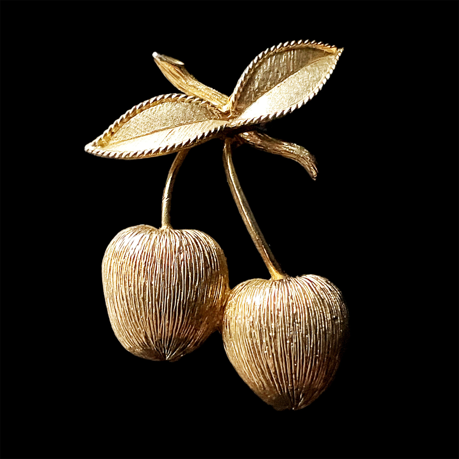 Sarah Coventry Cherry Brooch - $21.00