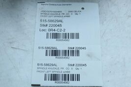 Driver Left Front Spindle/Knuckle With ABS Fits 00-05 CELICA 54562 image 2