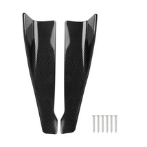 2pcs Car Bumper Lip Rear Diffuser Splitter Canard Protector Body Kit Carbon Look - £10.87 GBP