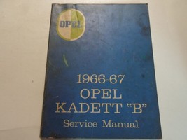 1966 1967 Opel Kadett B Service Atelier Réparation Manuel Worn Vitrail Usine OEM - £15.78 GBP