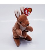 Vintage 1996 TY Beanie Baby Original Pouch The Kangaroo w/ Tags And Errors - £8.44 GBP