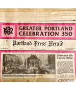 Portland Maine 350th Anniversary Newspaper 1982 Complete Vintage Press H... - £157.26 GBP