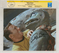 William Shatner SIGNED CGC SS Star Trek Photo James T Kirk Vs. The Gorn in Arena - £233.00 GBP