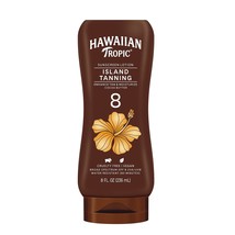 Hawaiian Tropic Island Tanning Reef Friendly Lotion Sunscreen with Cocoa Butter, - £23.88 GBP