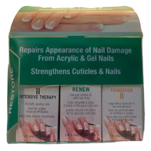 Nail Tek Nail Revitalize Damaged Nails From Acrylic &amp; Gel Strengthens Cu... - £12.21 GBP