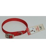 Valhoma 720 12 RD Dog Collar Red Single Layer Nylon 12 inches Package 1 - £6.42 GBP