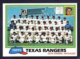 Texas Rangers Team Card 1981 Topps #673 ! - £0.39 GBP