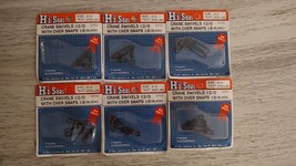 HiSeas crane swivels with over snaps lot of 6 fishing - £11.52 GBP