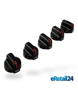 Stove /Oven Burner Control Knob Black  D0093176 5304507386 Set Of 5 - $28.41