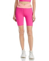 Aqua Cutout High Rise Bike Shorts, Size Medium - $32.67