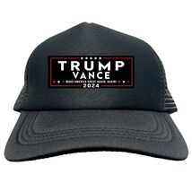 TRUMP Vance Again FUNNY Trucker Hat Cap Foam Mesh Baseball HF0372 - €16,96 EUR