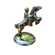 Monopoly Deluxe Edition Game Replacement Gold Toned HORSE RIDER Pawn Token 1995 - £3.05 GBP