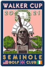 USGA PGA Tour Golf Course Metal Sign 12x8in Vintage Major Tournament Pos... - $456.38 MXN