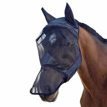 Horse Fly Protection Mask Mesh Horse Head Cover Fly Mask Horse Equipment Size L - $22.95