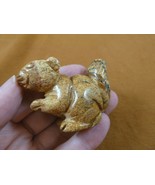 (Y-SQU-726) little tan jasper SQUIRREL gemstone carving figurine love sq... - €14,98 EUR