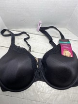 Maidenform T-Shirt Black Bra 36D #09404 Underwire - £18.66 GBP