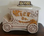 Vintage ~ Treasure Craft ~ Home Ice Co. Truck ~ Ceramic Cookie Jar ~ Mad... - $59.84