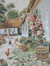 Eva Rosenstand Clara Waever Farmhouse Embroidery Kit Floral Cottage Core... - $80.00