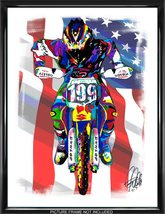 Travis Pastrana Freestyle Dirt Bike Motorcycle Poster Print Wall Art 18x24 - £21.27 GBP
