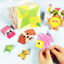 54Pages 3D Origami Paper DIY Kids Craft Toys Cartoon Animal Handcraft Paper Art  - £11.18 GBP
