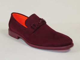 Men's TAYNO Shoes Soft Micro Suede Slip-on Loafer THE CAPRIO S Wine image 2