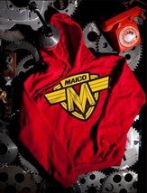 Maico Logo Red Pullover Hoodie  NEW Fast Free Ship - $58.95+