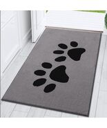 48x30 Dog Door Mat Muddy Paws Absorbs Moisture Dirt Non Slip Washable Mi... - €50,79 EUR