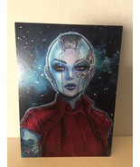 Marvel Comics Guardians of the Galaxy Nebula 5&#39;&#39;x7&#39;&#39; Mini Print Signed b... - $217.24 MXN