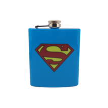 Superman Custom Flask Canteen Gift Collectible Superheroes DC Justice Le... - £20.42 GBP