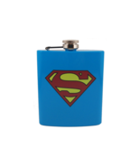 Superman Custom Flask Canteen Gift Collectible Superheroes DC Justice Le... - $26.00