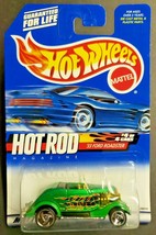 2000 Hot Wheels 1933 Ford Roadster #008 4 of 4 Hot Rod Magazine Green  HW8 - £4.74 GBP