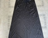 Vintage Glencraft Lingerie Sz Small Black Long Slip Nightgown Lace  Unio... - $48.38