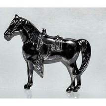 Large 925 Sterling Silver Horse Stallion Brooch Sky - $58.21