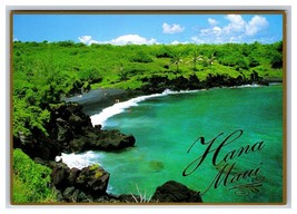 Hana Shoreline Maui Hawaii HI UNP Gilt Continental Postcard O21 - £3.12 GBP