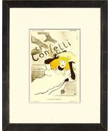 Original 1897 TOULOUSE-LAUTREC Stone Lithograph &quot;Confetti&quot; from Edition ... - $855.54