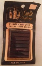 Vintage Candle Crafting by Yaley Dark Orchid Concentrated Candle Dye NOS - £7.77 GBP