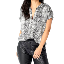 Bishop + Young Blake Blouse- Python Print, MEDIUM - £19.49 GBP