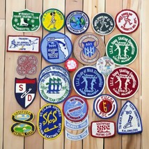 VTG Figure Skating Patch Button Lot of 25 Ice Skate Patches 70s 80s Mixed USA - £40.95 GBP