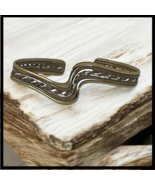 Vintage 5 Band Mixed Metal Wave Cuff Bracelet Copper Brass Silver Wavy B... - €12,83 EUR