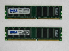 2GB (2x1GB) PC3200 Dell Certifié Mémoire pour Dimension 1100 3000 4600 8300 B110 - £39.11 GBP
