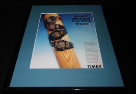 1992 Timex Watches / Baseball 11x14 Framed ORIGINAL Vintage Advertisement - £27.37 GBP