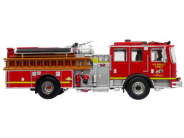 KME Predator Fire Engine LA County Fire Department 1/64 Diecast Model Red 5 - $116.04