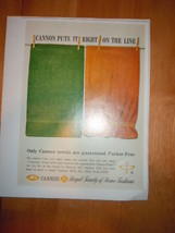 Vintage Cannon Towels Print Magazine Advertisement 1966 - €2,61 EUR